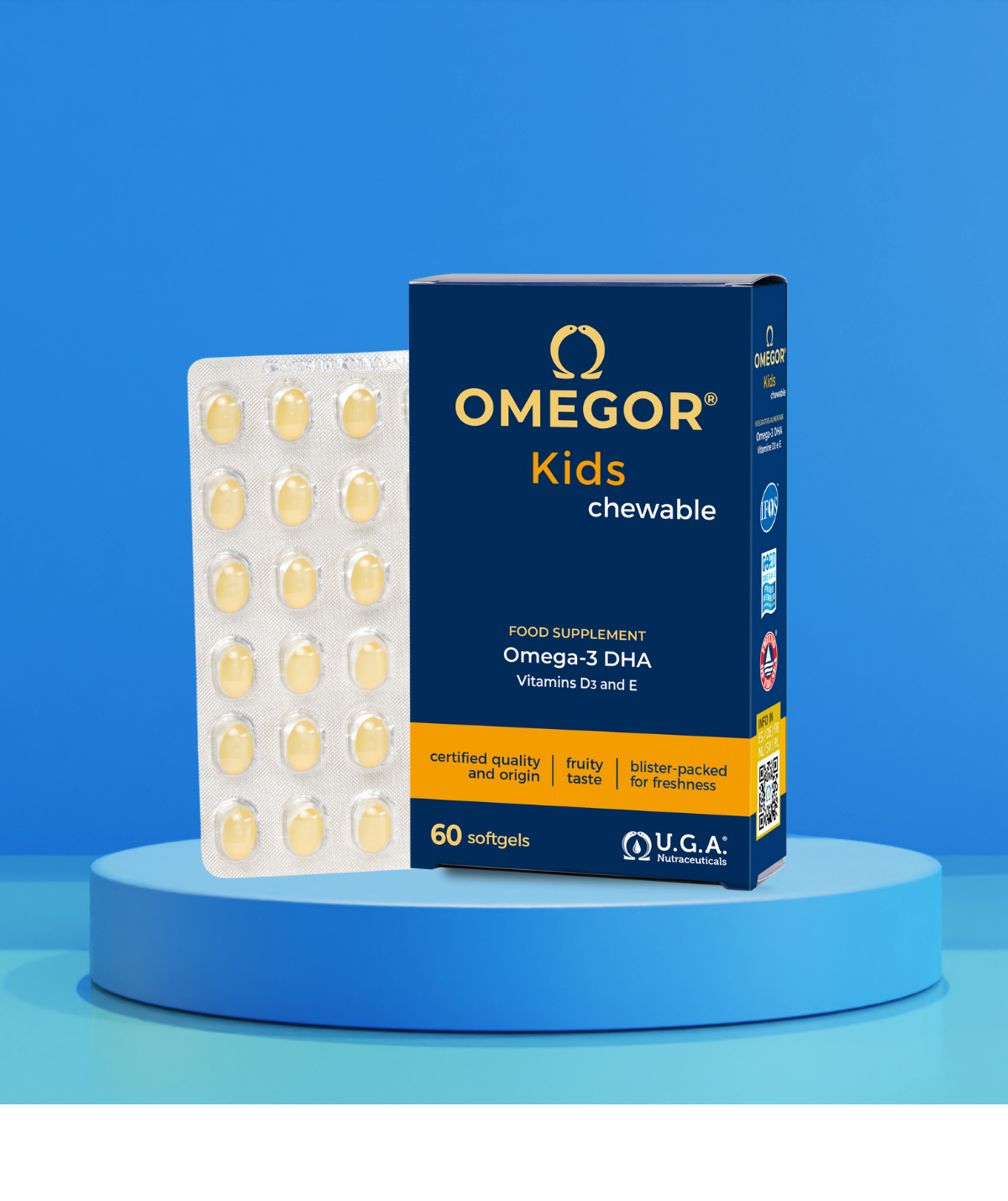 Omegor Kids 60 Cápsulas