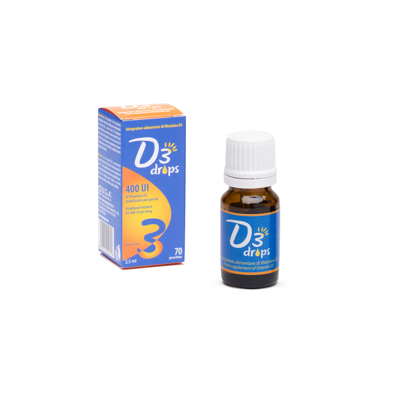 D3 Gotas 400IUI E Botella