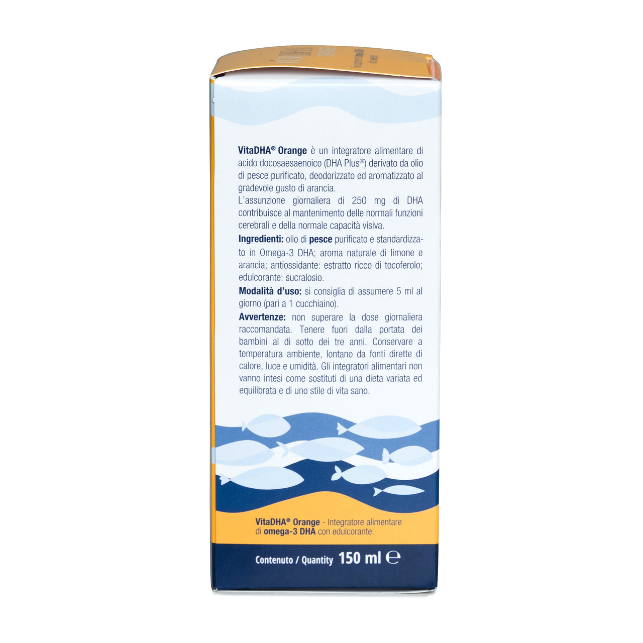 VitaDHA Naranja Lado Izquierdo