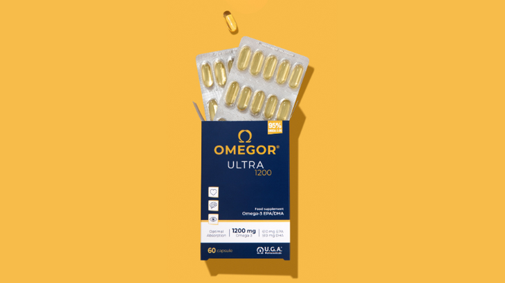 Omegor Ultra 1200: Omega-3 de la más alta concentración y pureza.