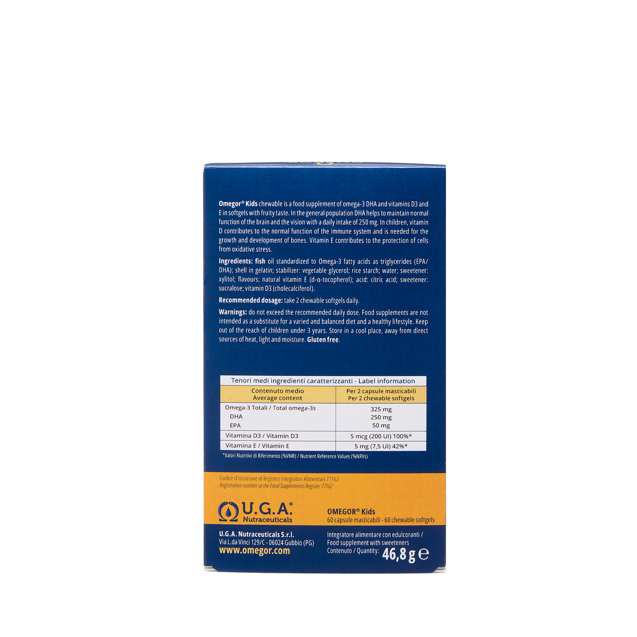 OMEGOR Niños - 60 cápsulas