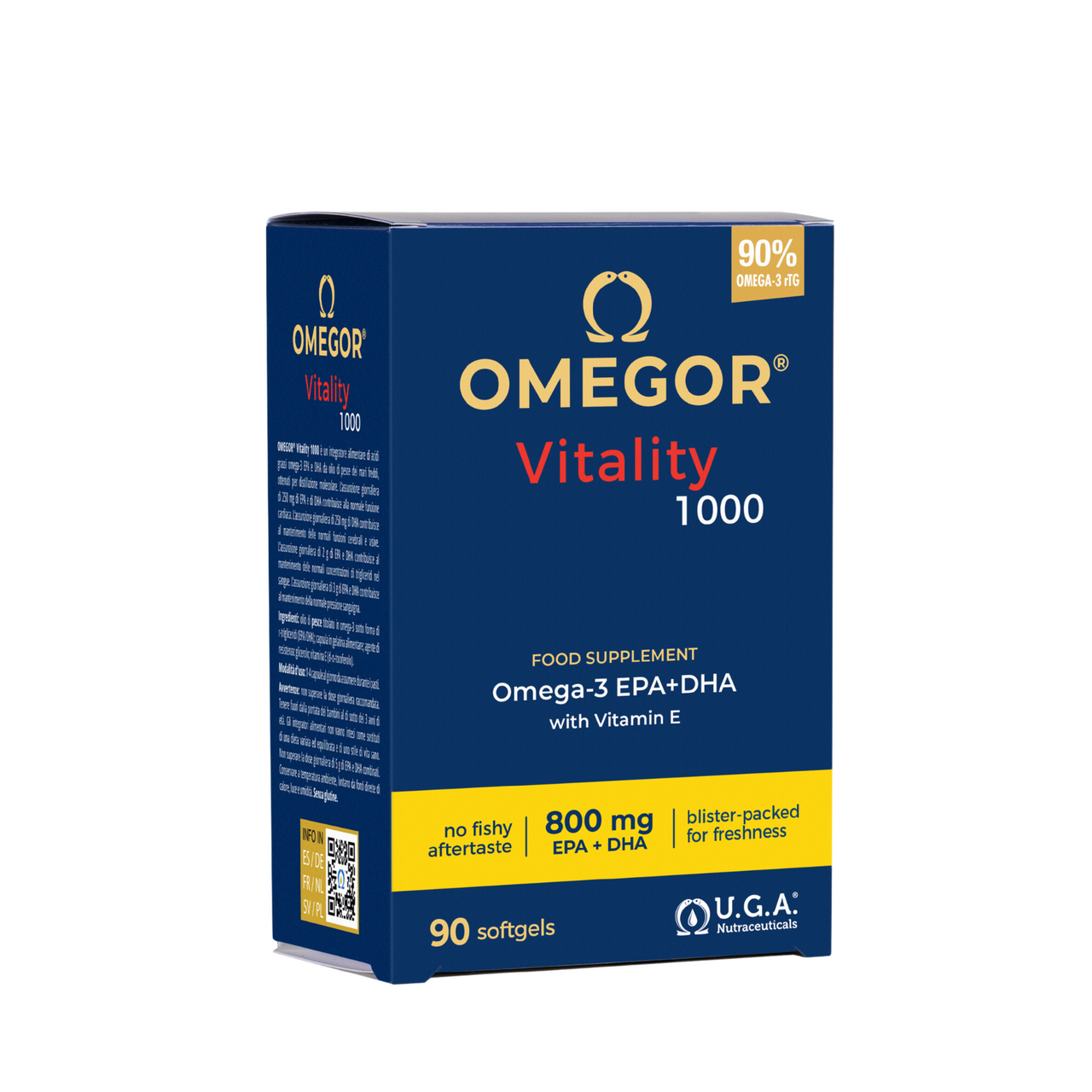 OMEGOR Vitality 1000 - 90 cápsulas