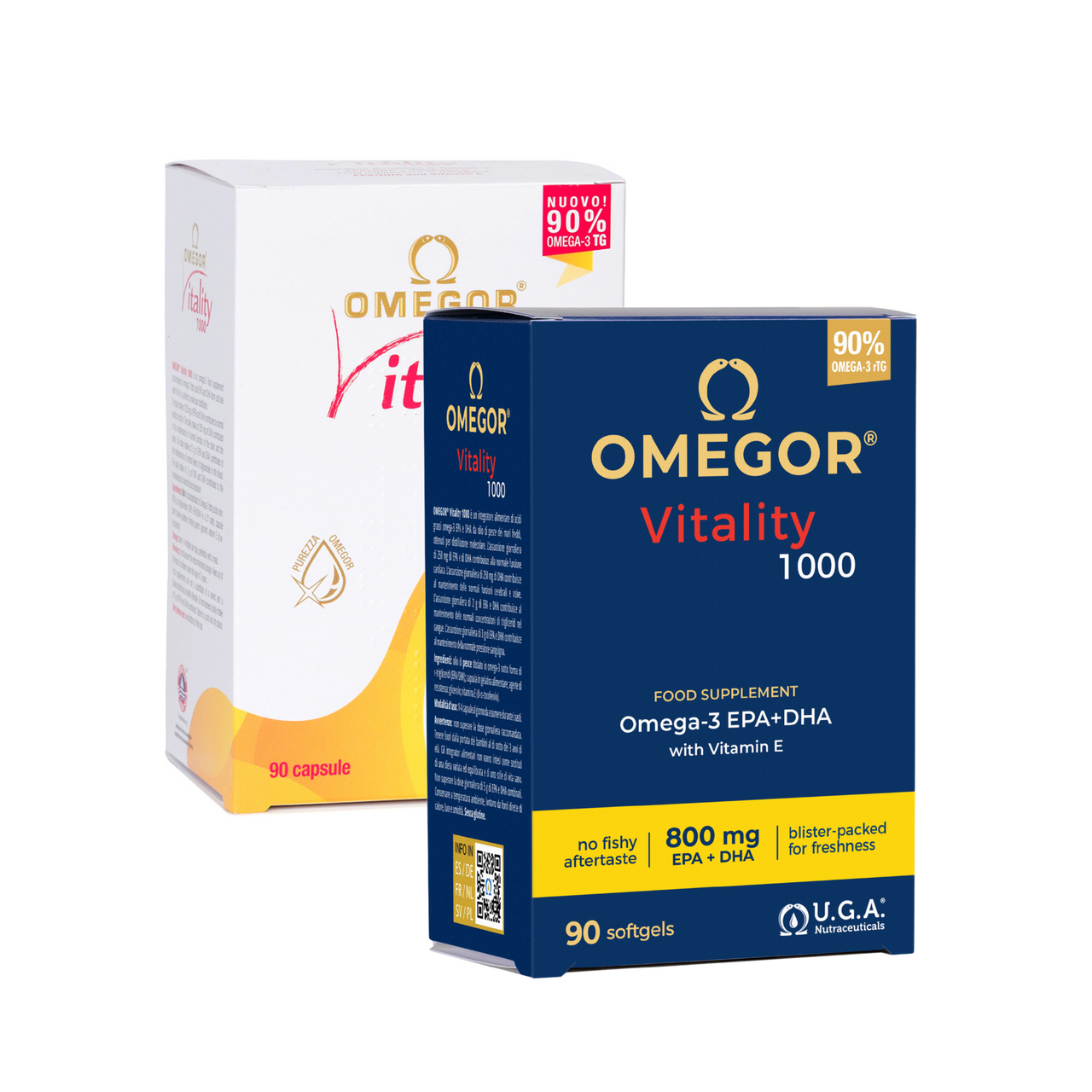 OMEGOR Vitality 1000 - 90 cápsulas