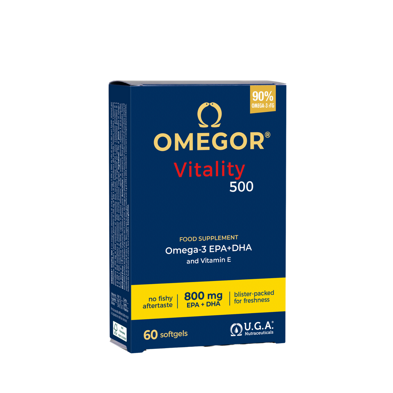 OMEGOR Vitality 500 - 60 cápsulas