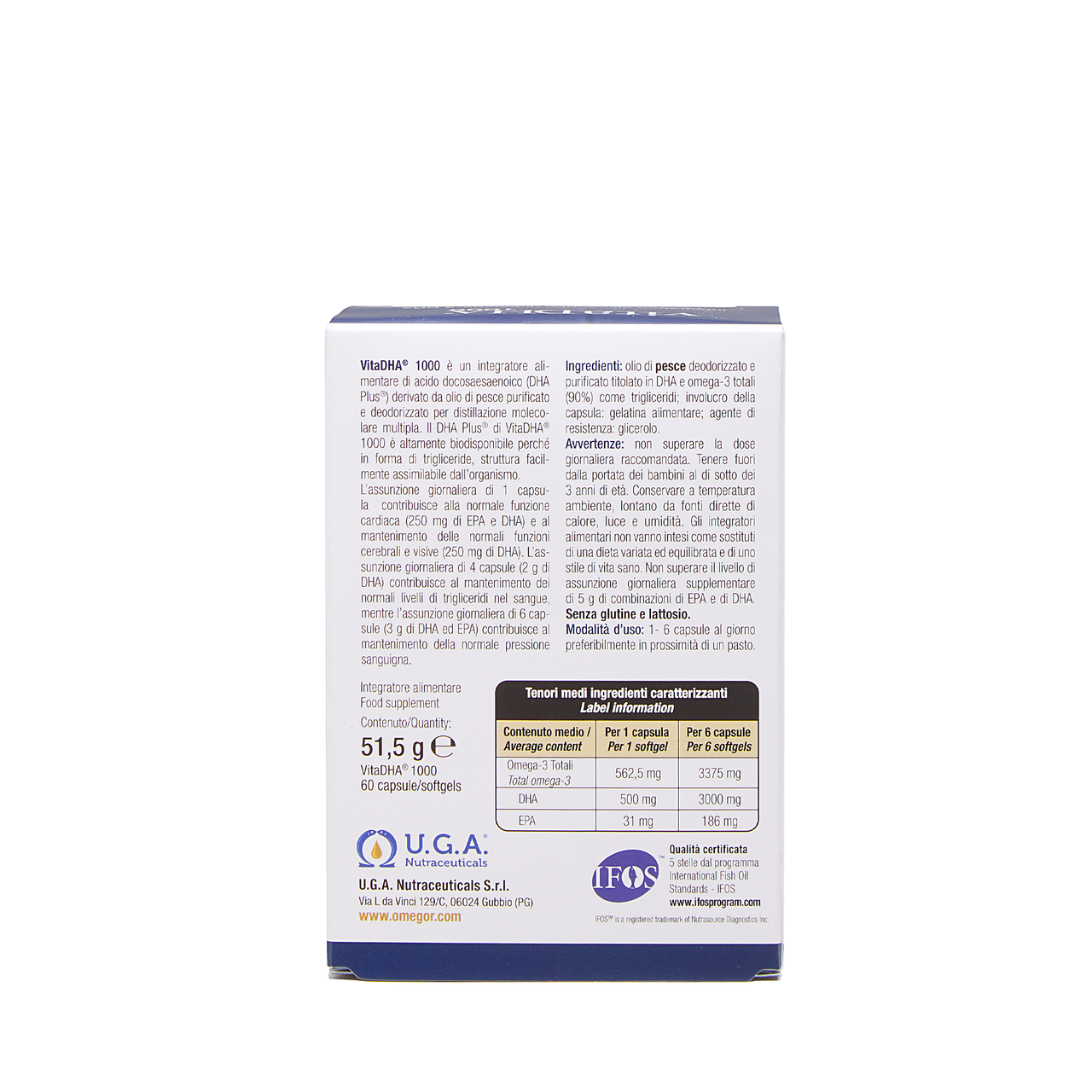 VitaDHA 1000 - 60 cápsulas